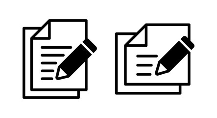 Note icon vector illustration. notepad sign and symbol