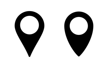 Pin icon vector illustration. Location sign and symbol. destination icon. map pin