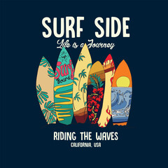 surfing summer illustration beach and wave - 569830611