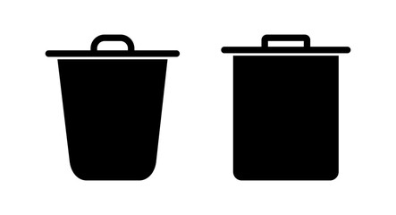 Trash icon vector illustration. trash can icon. delete sign and symbol.