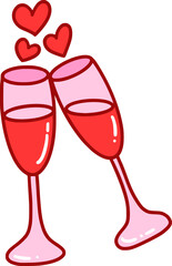 Valentine Couple Drink