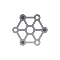 net two tone gradient icon