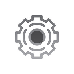 settings two tone gradient icon