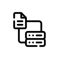 database line icon