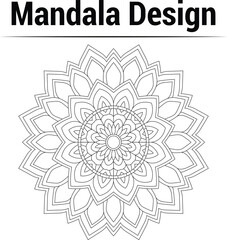 Floral Mandala Leaf Flower Mandala Vector Mandala vector illustration Mandala tattoo Mandala Mehndi Mandala.