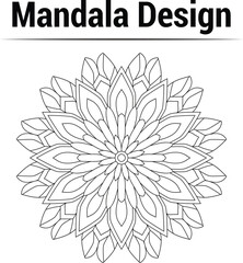 Floral Mandala Leaf Flower Mandala Vector Mandala vector illustration Mandala tattoo Mandala Mehndi Mandala.