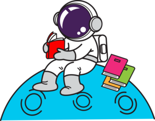 Cute Astronaut Cartoon , illustration, space galaxy