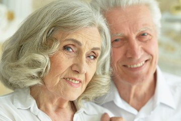 happy Senior couple posing