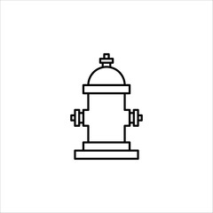 Fire Hydrant icon. Creative element design from fire safety icons collection. vector illustration. EPS 10