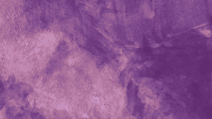 Abstract luxury purple watercolor grunge. Purple watercolor background painting on paper texture. Beautiful grungy paper textured pattern for vintage design. Smooth pastel ink color glow aquarelle