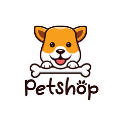 Pet Shop Logo Vector Design Template
