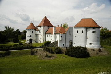 Fototapeta na wymiar Castello di Varaždin, Croazia. Veduta esterna 