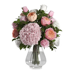 bouquet of flowers on transparent background PNG file