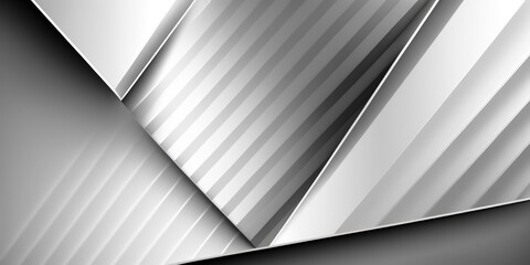 diagonal white and gray lines. Elegant geometrical background A subtly technical illustration technology with metallic stripes in light grey. dynamic minimal digital high end, elegant design template