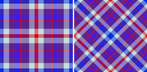 Vector tartan seamless. Textile fabric background. Check texture plaid pattern.