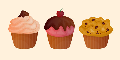 Delicious Cupcake Collection Set
