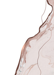 Chocolate flowing, abstract background with waves, abstract liquid wave, abstract liquid background, abstract background, abstract background with flowing lines. Abstract pink shapes with rose gold.