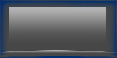 Obraz premium blue metal frame