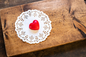 ハートのバレンタインチョコ