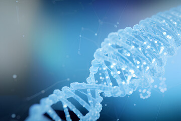 DNA – Nanotechnology – Illustration, digital art.