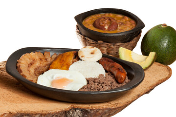 Bandeja Paisa Mountaineer The Most Representative Dish Of Colombia And The Insignia Of Antioquia...