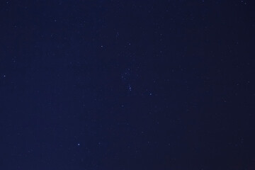 natural background: stars in dark blue night sky