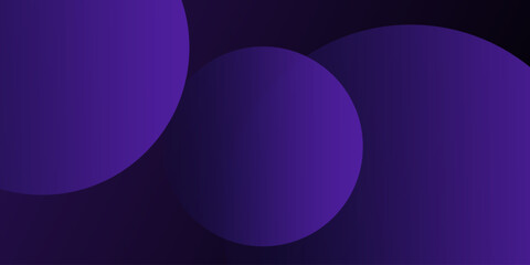Background, Header or Banner Design with Large Purple Bubbles Pattern - Multi Purpose Creative Wide Scale Template for Web with Copyspace in Editable Vector Format