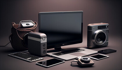 various tech devices