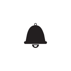 Bell Icon in trendy flat style isolated