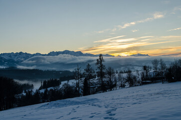 Fototapeta premium Panorama Tatr 