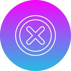 Fototapeta premium Cross Icon