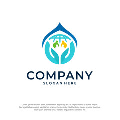 education logo globe premium vector