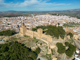 Fototapeta na wymiar monumentos del municipio de Antequera, la alcazaba Nazarí