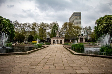The Italian Garden in Hyde Park in London, England