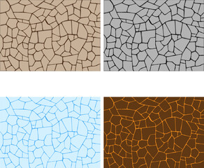 ひび割れのテクスチャー