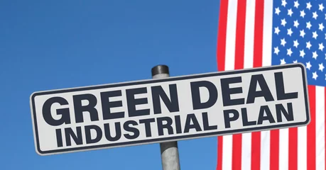 Fotobehang Green Deal Industrial Plan, U.S. © hkama