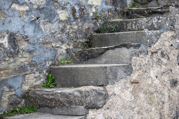 stone steps in the park