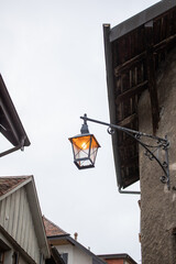 street lamp in the old town