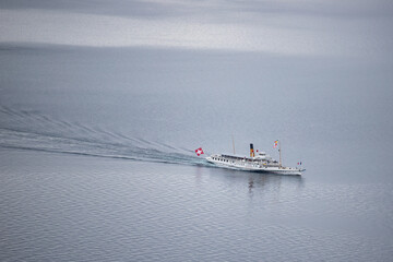 ship in the fog