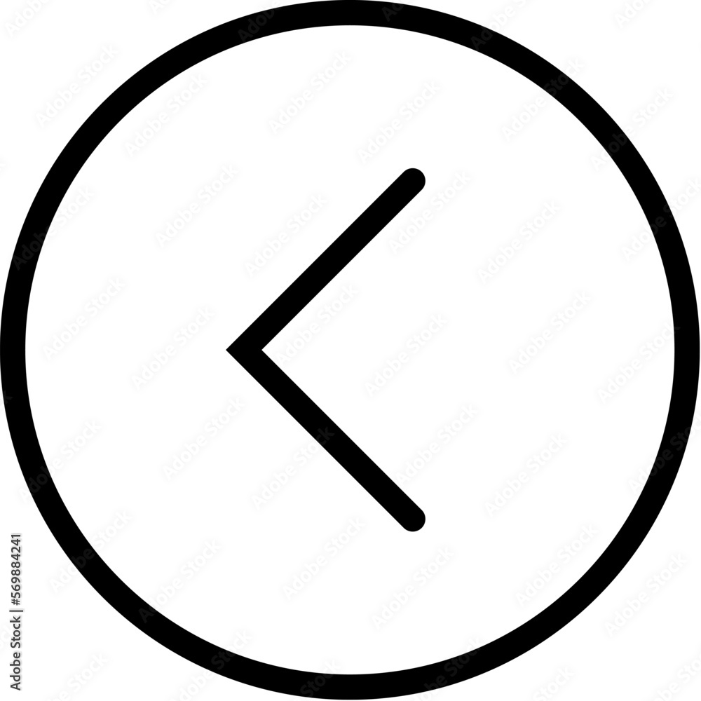 Poster arrow left isolated line icon. editable stroke. vector image that can be used in apps, adverts, shop