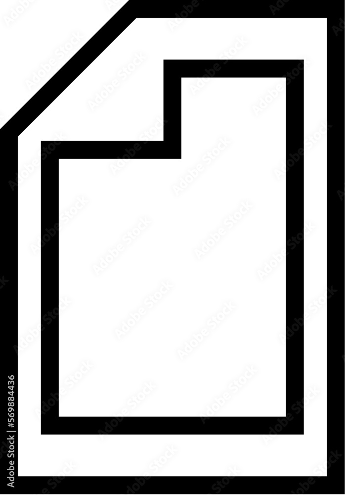 Poster folder of document isolated line icon. editable stroke. vector image that can be used in apps, adver