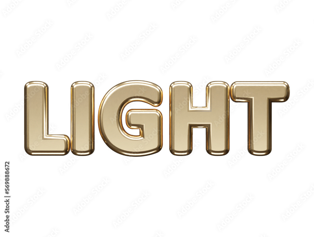 Poster light text effect vector illustration transparent element