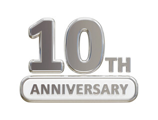 Years celebration anniversary text effect transparent vector element
