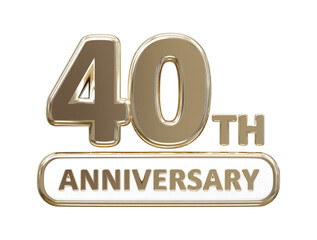 Years celebration anniversary text effect transparent vector element