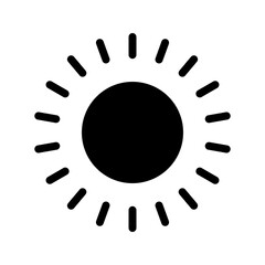 sun icon vector illustration logo