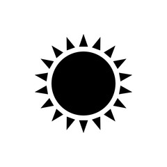 sun icon vector illustration logo