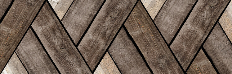 Vintage colorful floor boards herringbone wood texture