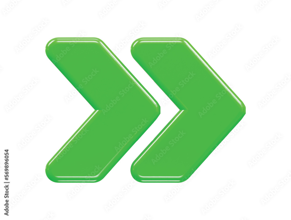 Poster arrow icon 3d rendering vector illustration transparent element