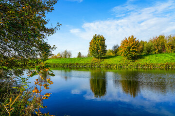 Landscape at the Datteln-Hamm Canal near Hamm.
