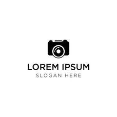 camera logo design vector illustration isolated background